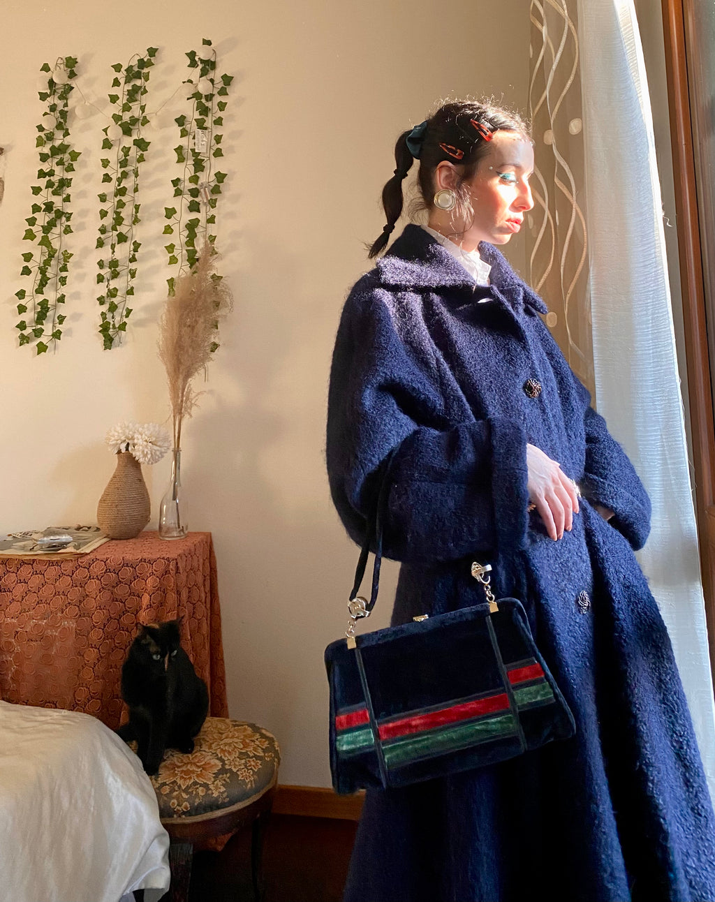 Manteau Missoni bleu nuit