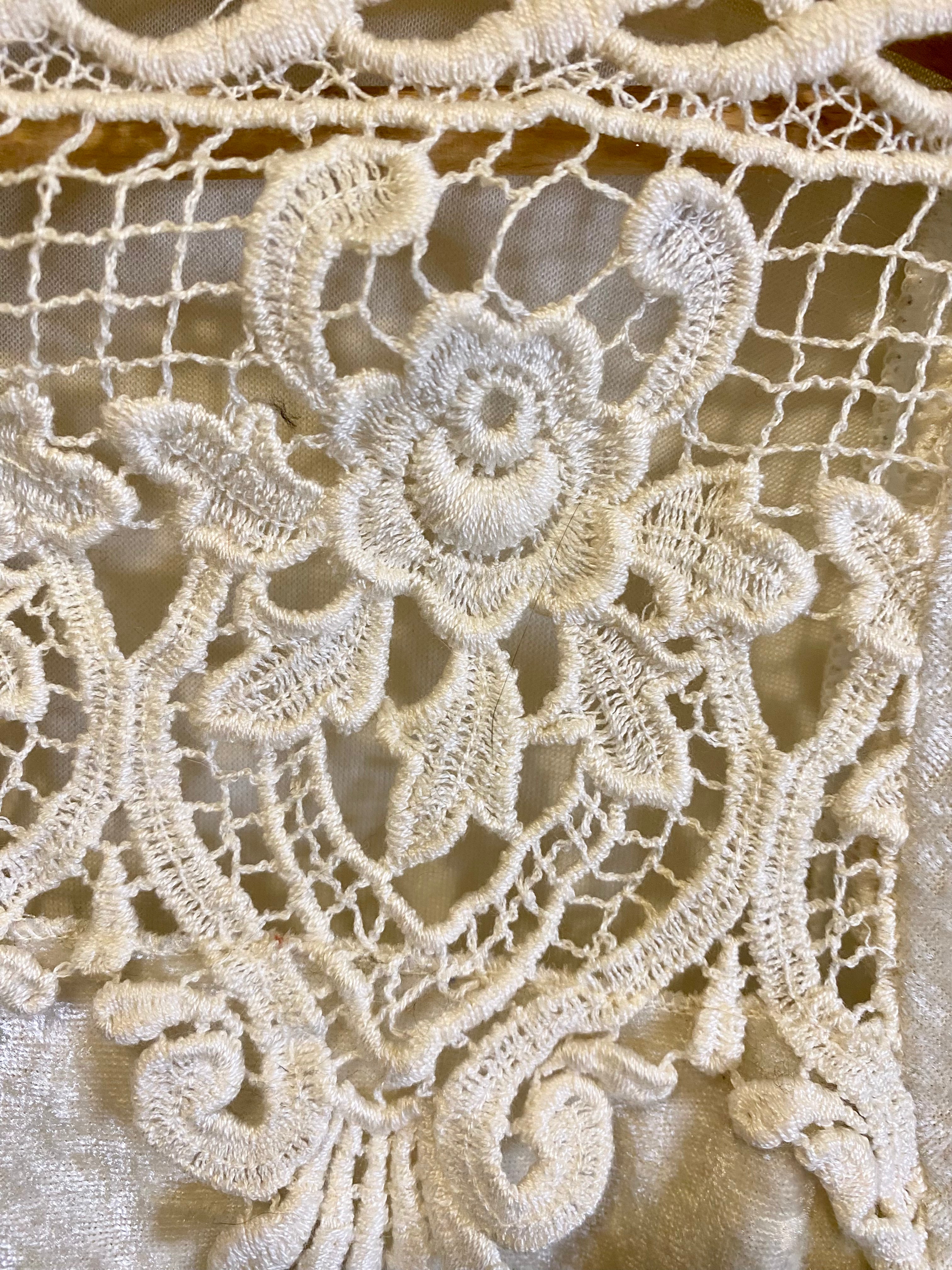 Camicia Nara Camicie in velluto e macramè