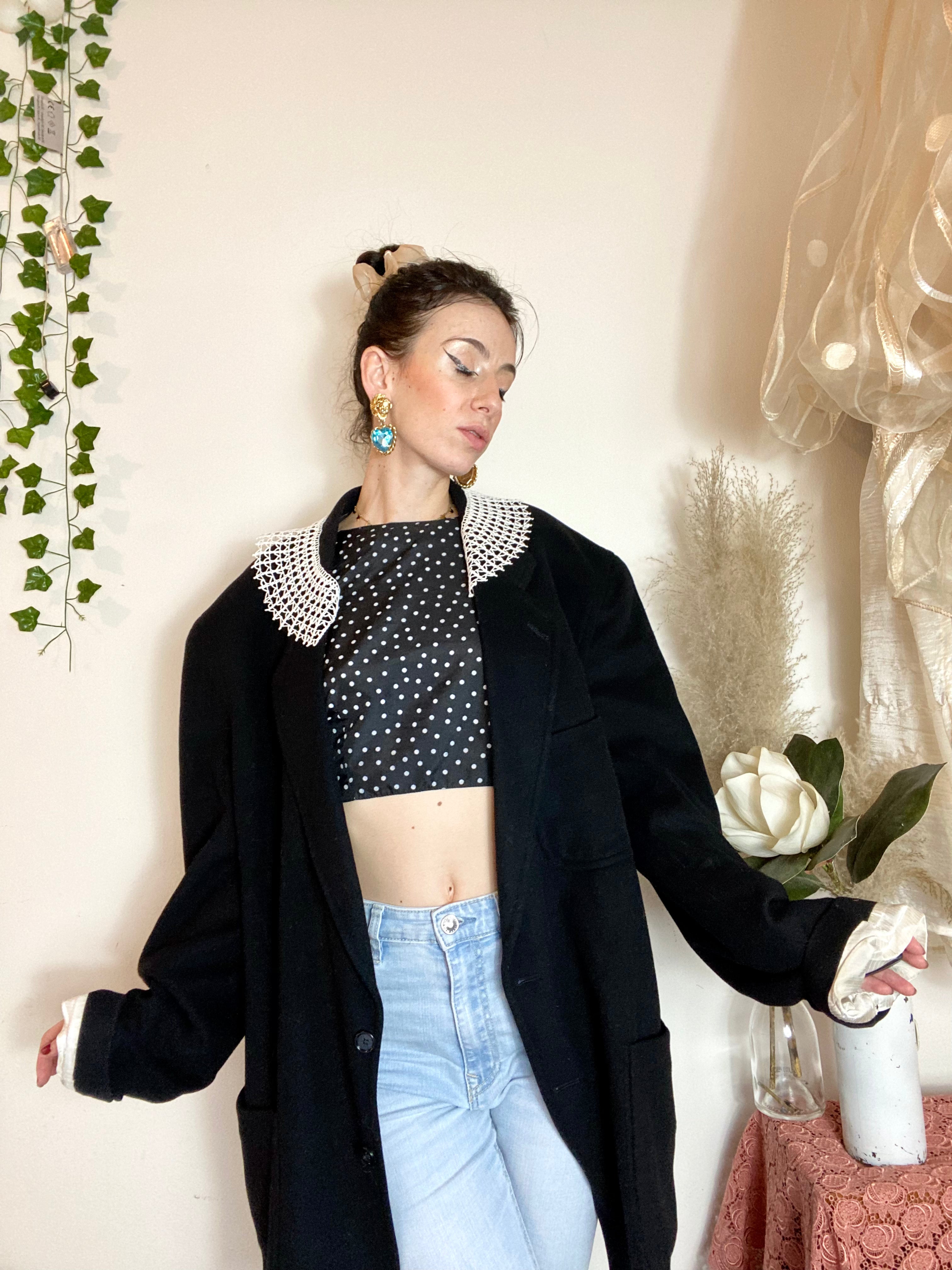 Colletto Chiacchierino in pizzo Macramè