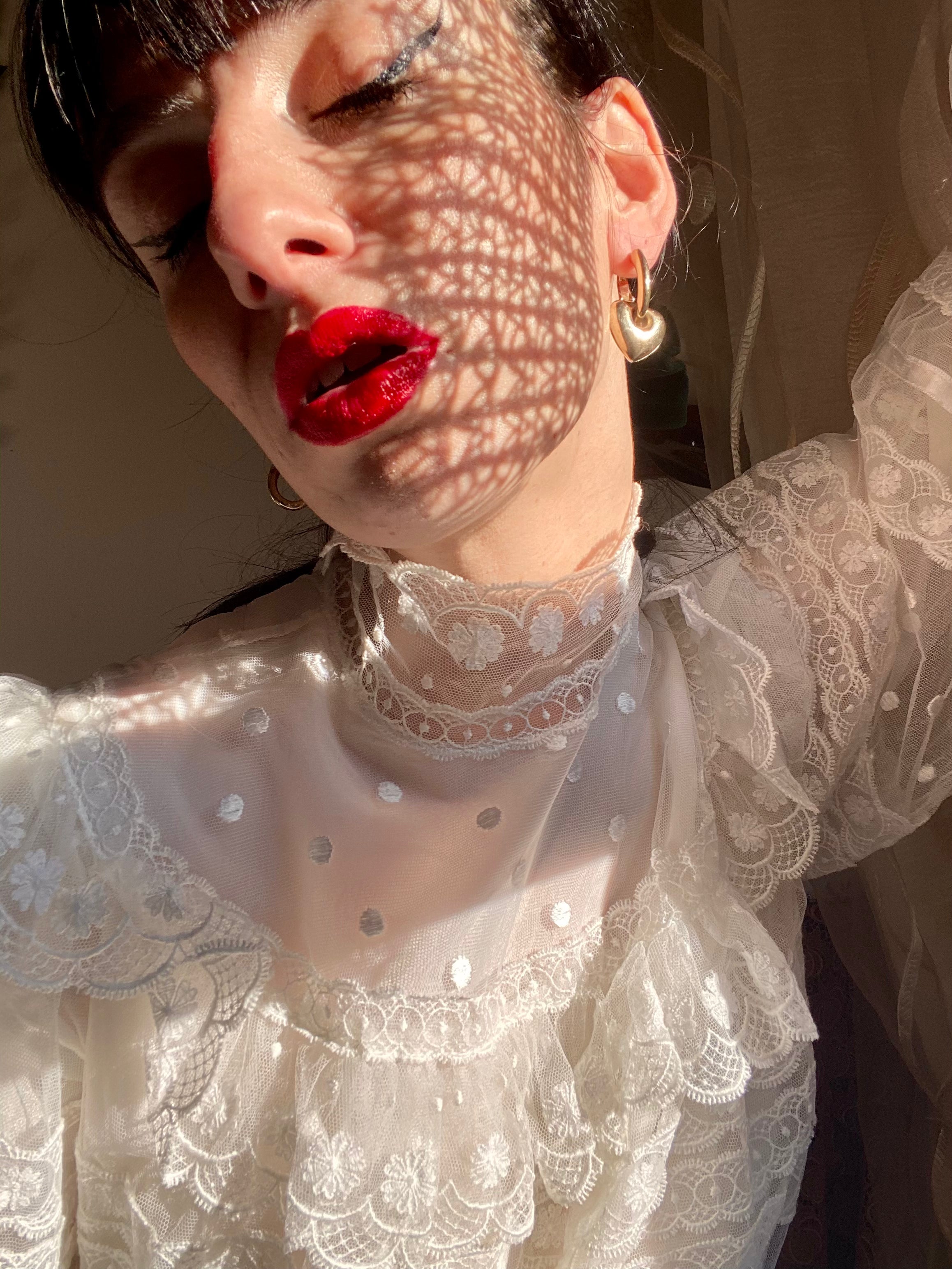 Boucles d'oreilles à assembler et à démonter en forme de cœur